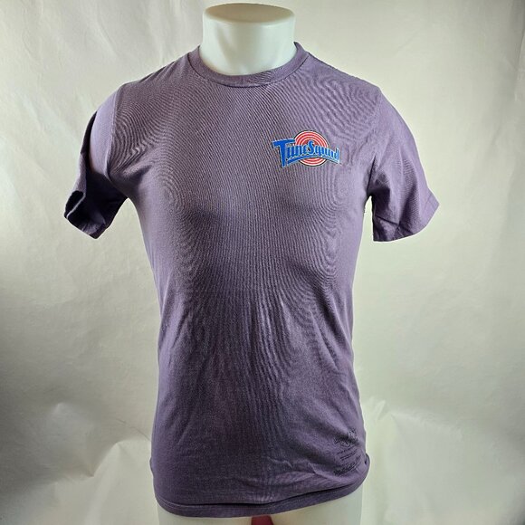 Mitchell & Ness T Shirt Mens Small Purple Tune Squad Space Jam Graphic Tee 1644 - Picture 2 of 7